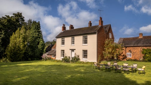 The garden at Southwood House Farm, Leicestershire